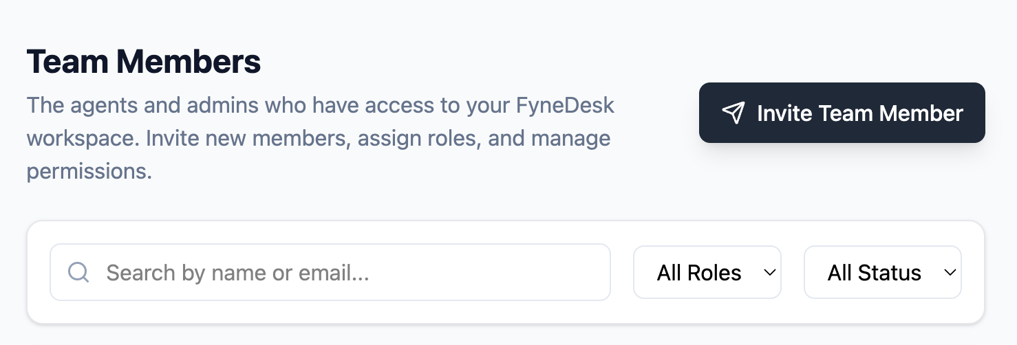 Admin Users page showing the user list and Invite User button